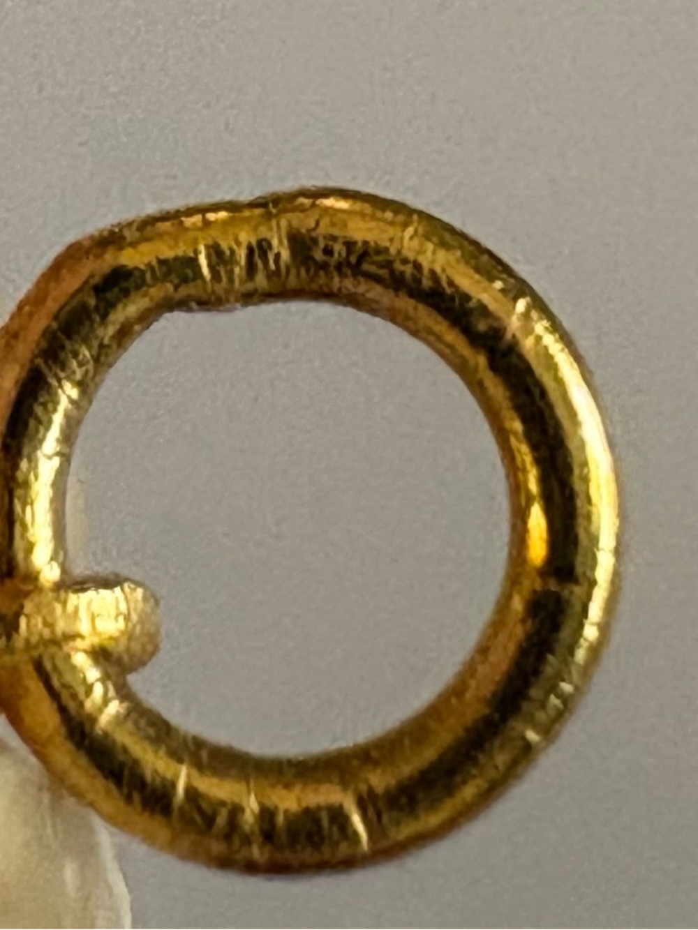 24k Yellow Gold Lambert Cheng Rectangular Asian Pendant - Picture 4 of 4